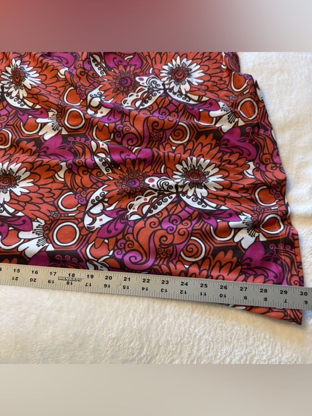 Prana Floral Sundress in Orange & Pink Size Large Built in bra no padding - Picture 4 of 8